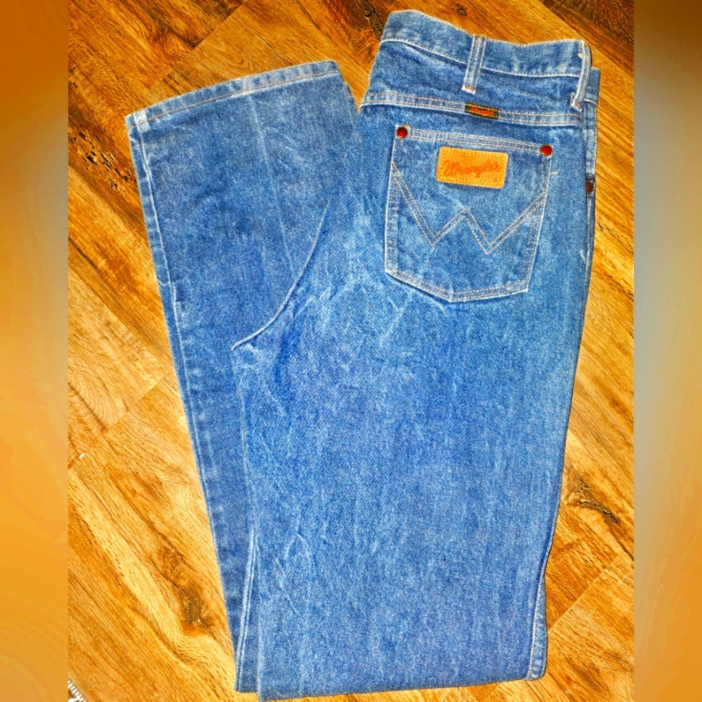 Vintage Mens Made in USA Wrangler Size 35 x 34